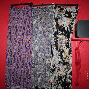 SET of 3 Extra Small LuLaRoe Maxi Skirts